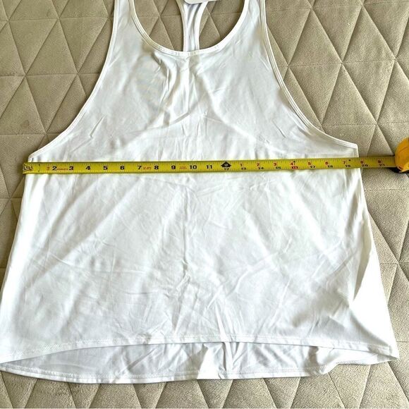 NEW Fabletics Peggy Tank *Retired Style* Racerback Relaxed Fit Tank, White Large - Picture 7 of 14